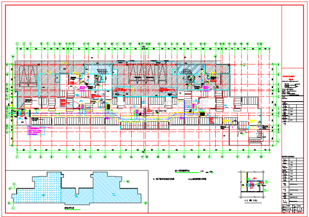 某城市中心地段高层住宅小区电气暖通施工图详图-图一
