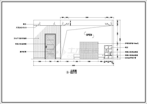 日式别墅装饰施工图（CAD图纸）-图二