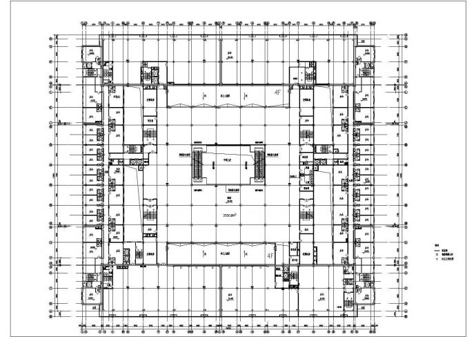 某地大型超市建筑设计施工图（共10张）_图1