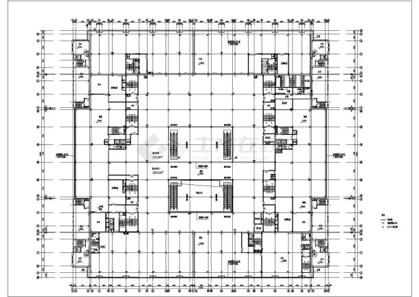 某地大型超市建筑设计施工图（共10张）-图二