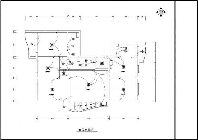 【天津】某商住房装饰及设计施工图纸_图1