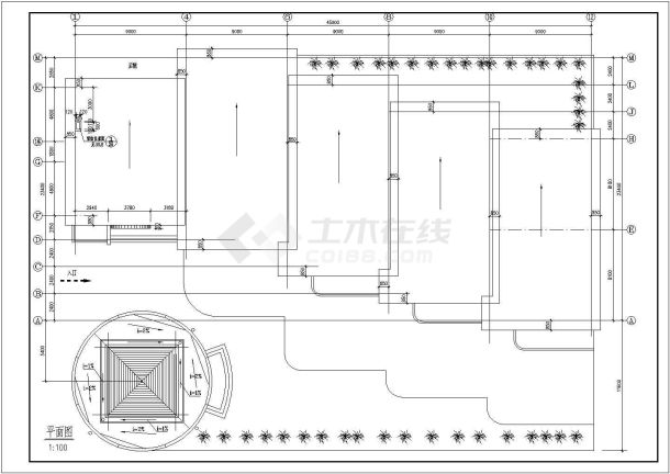 YOKA工作室建筑设计施工图29（平面图、立面图）-图二