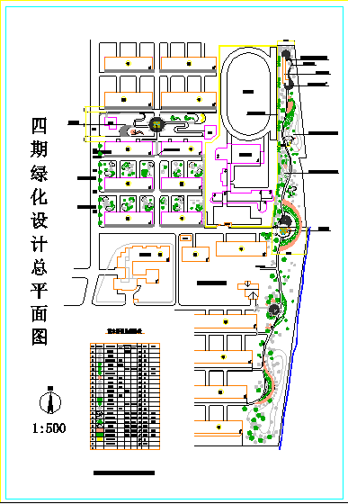【杭州】某地居住区绿化施工图设计-图二
