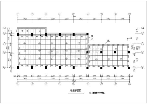 某地燃气中心建筑装饰图（共5张）-图二