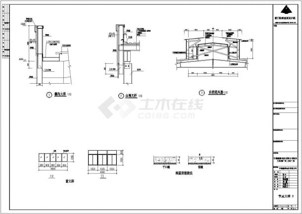 单层钢结构工业厂房建筑设计施工图-图二