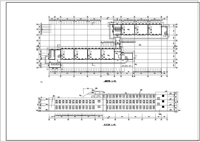 【安徽】某中心小学建筑施工总图设计_图1