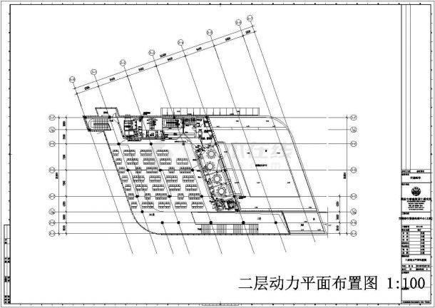 上海某交行餐厅电气施工图（全套）-图一