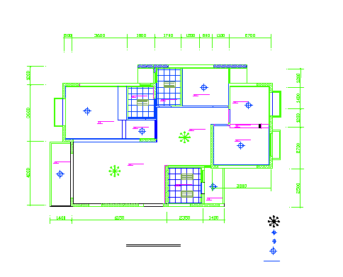 【芜湖】某小区住宅楼户型平面设计施工图-图一