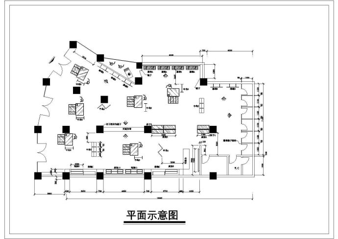 某服装专卖店装修设计图（共11张）_图1