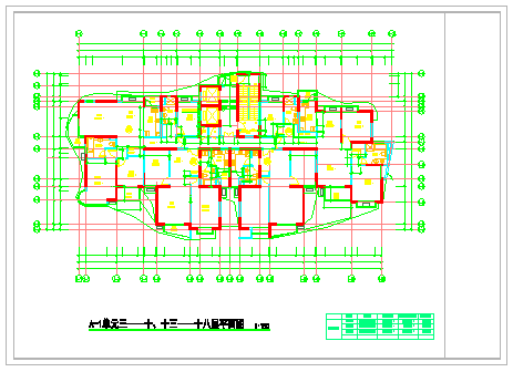 【广州】某高层住宅小区平面设计施工图纸-图二