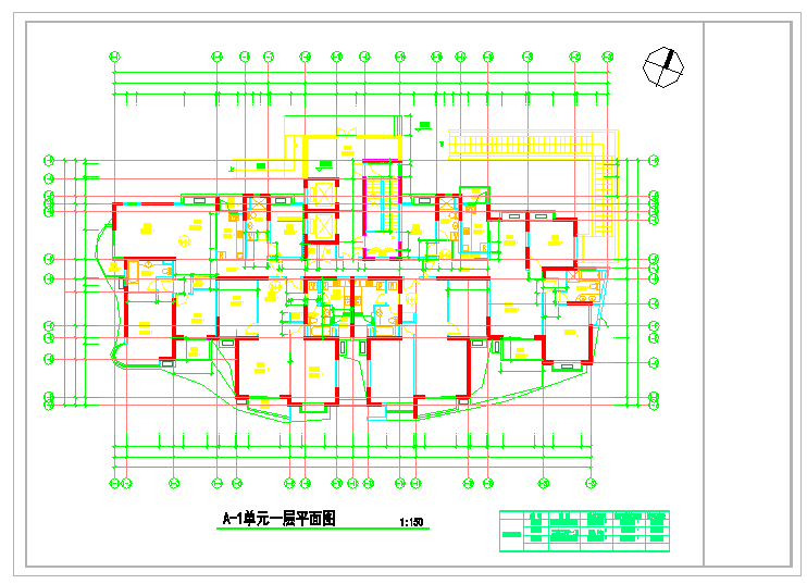 【广州】某高层住宅小区平面设计施工图纸