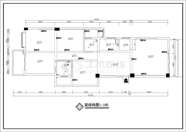 某地大型套房平立面整套（共26张）-图一