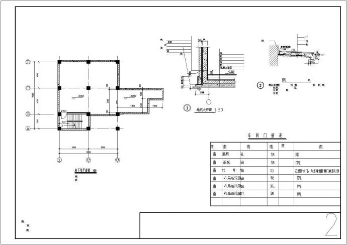 某地高层钢结构厂房施工图（共8张）_图1