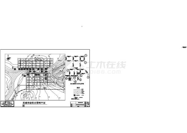 城市管网课程设计图-图一