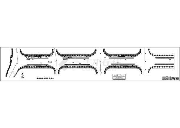 某道路绿化设计图-图一