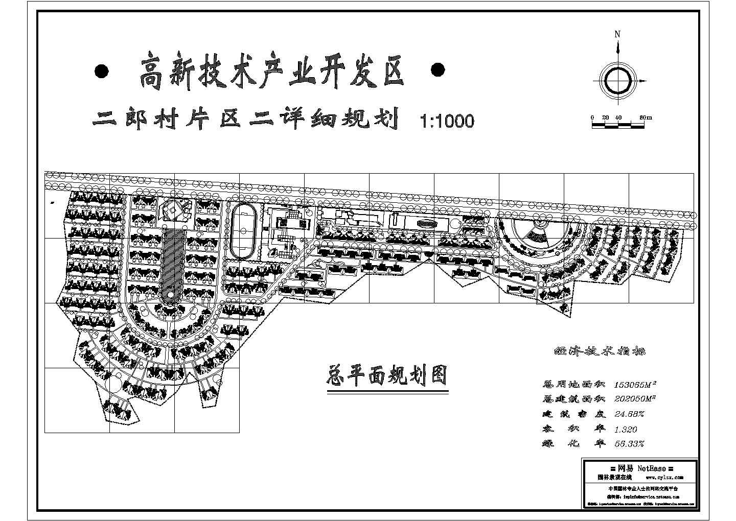 某高新技术开发区规划图(一)