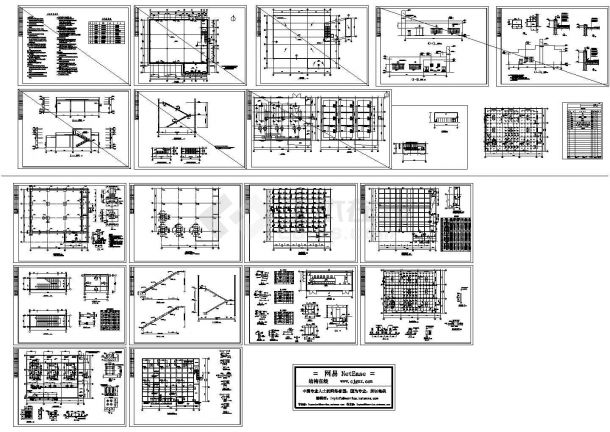 工业厂房结构图-图二