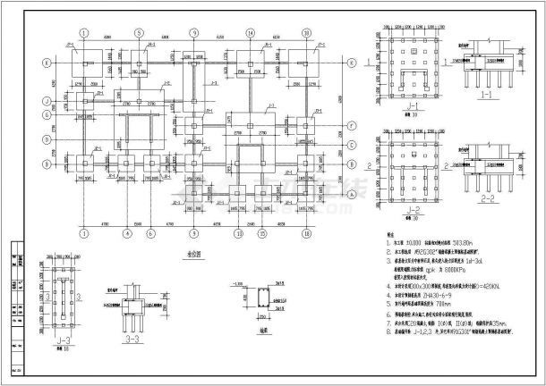 某地7层砌体结构住宅楼结构施工图-图二