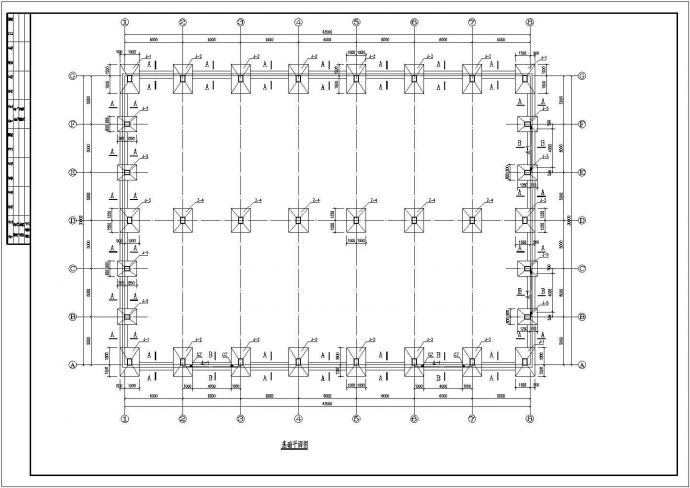 某地单层排架结构厂房全套建筑结构施工图_图1