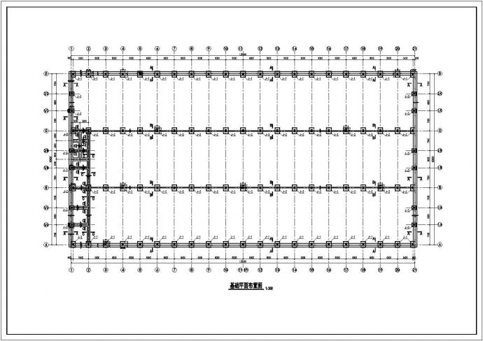 某3×20米跨综合仓库结构设计施工图_图1