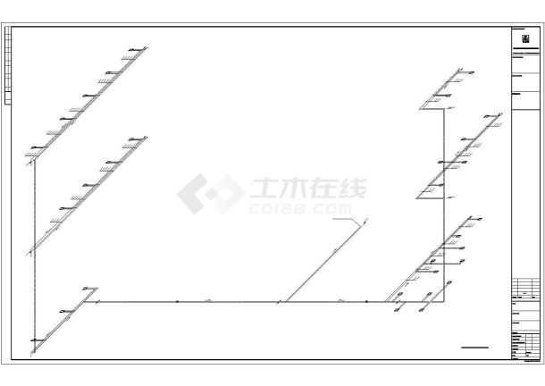 电子厂房采暖通风空调设计图-图一