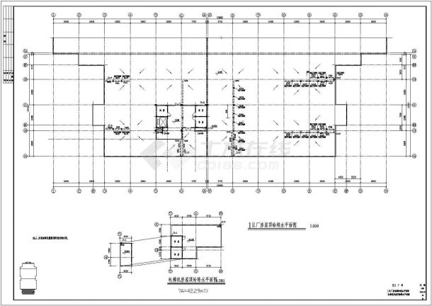 某地六万平方米的大型电子厂房给排水设计施工图-图二