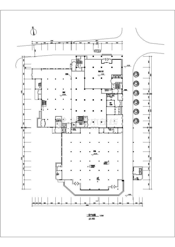 某地商场详细建筑设计施工图纸（全套）-图二