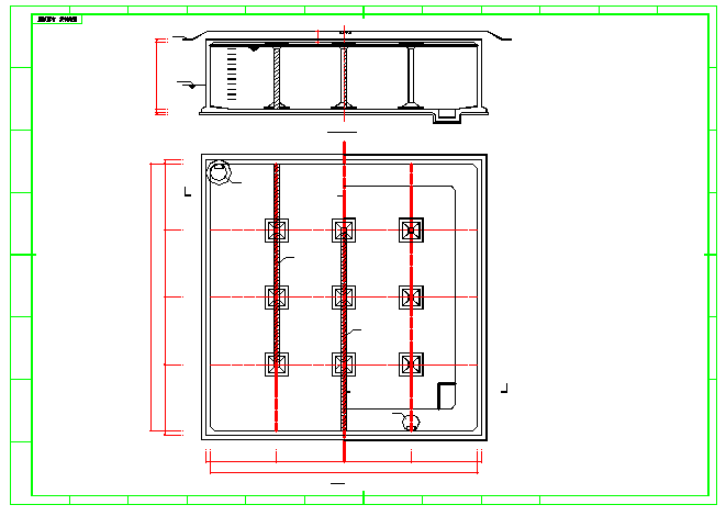 1000立方清水池结构设计施工图纸_图1
