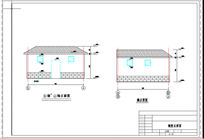 【北京】某厕所综合建筑设计施工图_图1