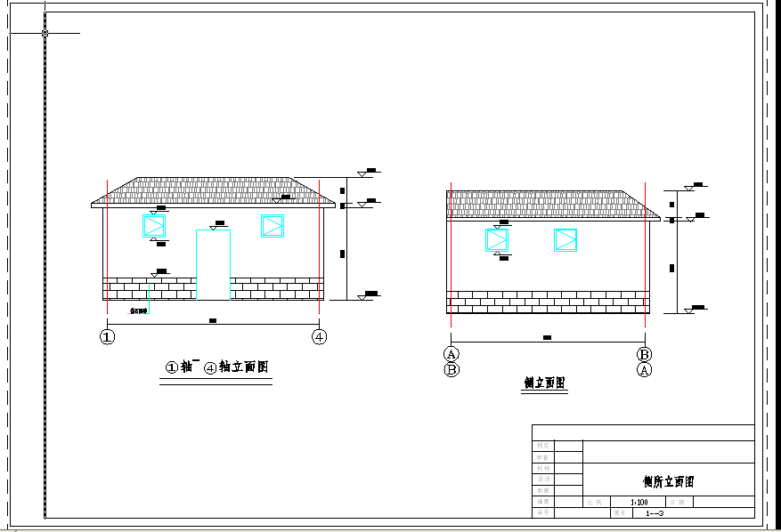 【北京】某厕所综合建筑设计施工图
