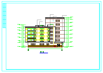 【安徽】某地工厂办公楼建筑施工图-图一