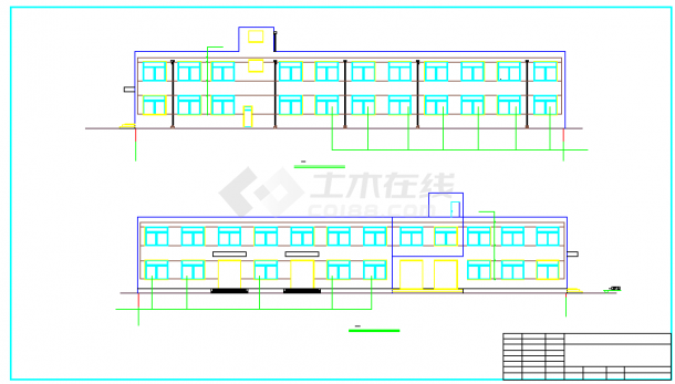 【宿迁】某地仓库办公楼建筑设计施工图-图一