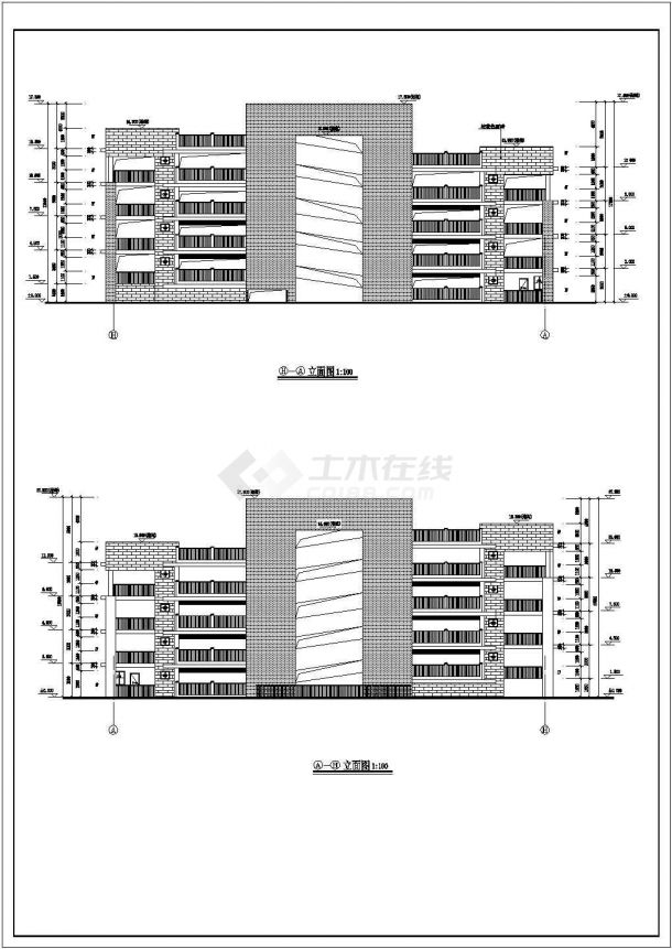 【青岛】某商场出库综合建筑设计施工图-图一