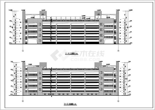 【青岛】某商场出库综合建筑设计施工图-图二