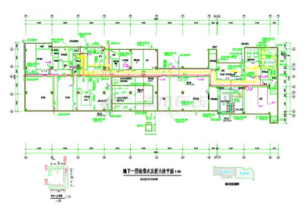 某地高层高级旅馆给排水设计施工图-图一