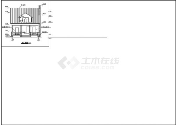【台州市】某郊区私人别墅建筑设计全套图纸-图二