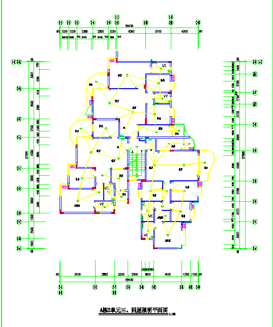 某地住宅楼电气设计图CAD图纸_图1