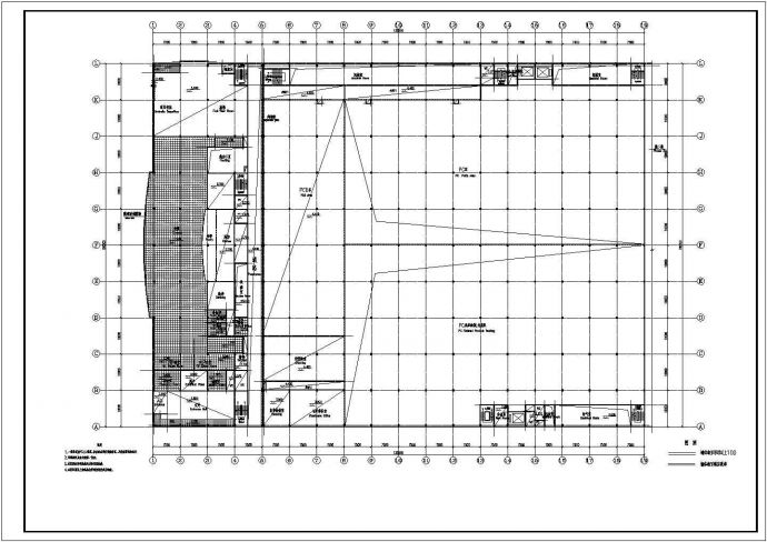 某地区厂区单层厂房建筑设计施工图_图1
