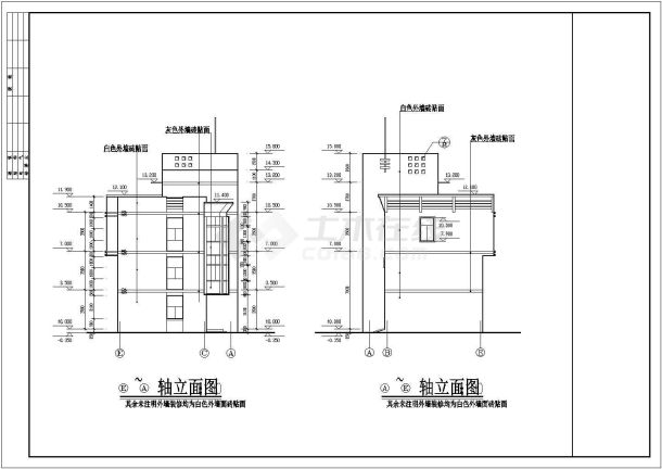 【辽宁】某二层垃圾中转站建筑设计施工图-图一