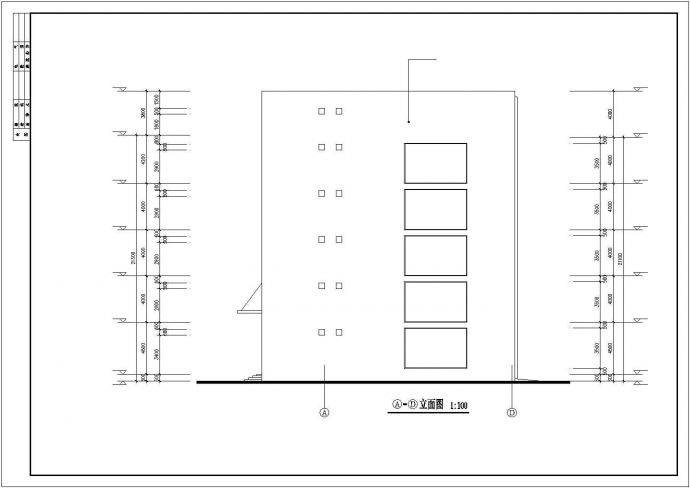 某地区厂区起步区厂房全套图纸（CAD图）_图1