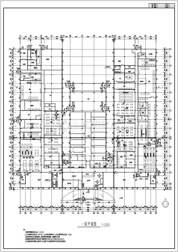 【广州】某地厂房建筑设计施工图纸-图二