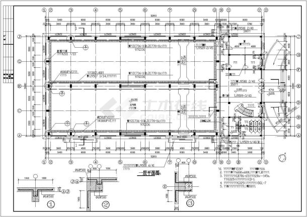 某二层厂房建筑设计图（含节点大样）-图二