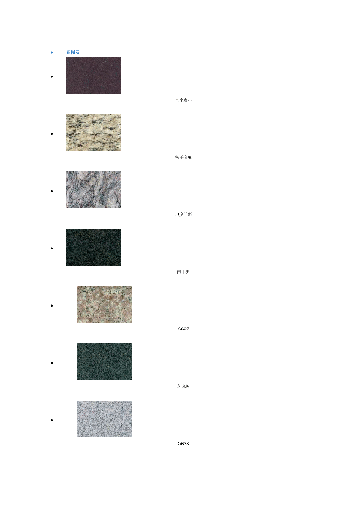 花岗岩的图谱1258种-图一