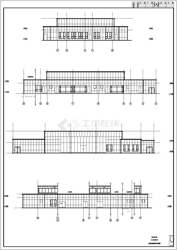  Detailed design and construction drawing of an office building in an area - Figure 1
