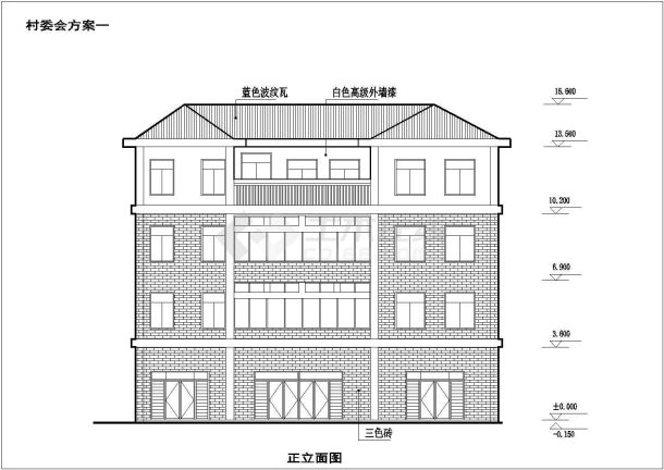 农村建房全部图纸（含平面、立面、剖面）-图一