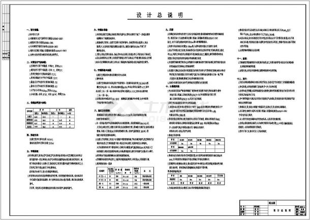 【重庆市】某体育馆通风空调设计图-图一