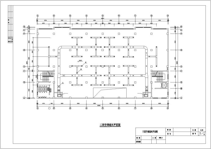 【北京市】某商场中央通风空调工程设计图纸_图1