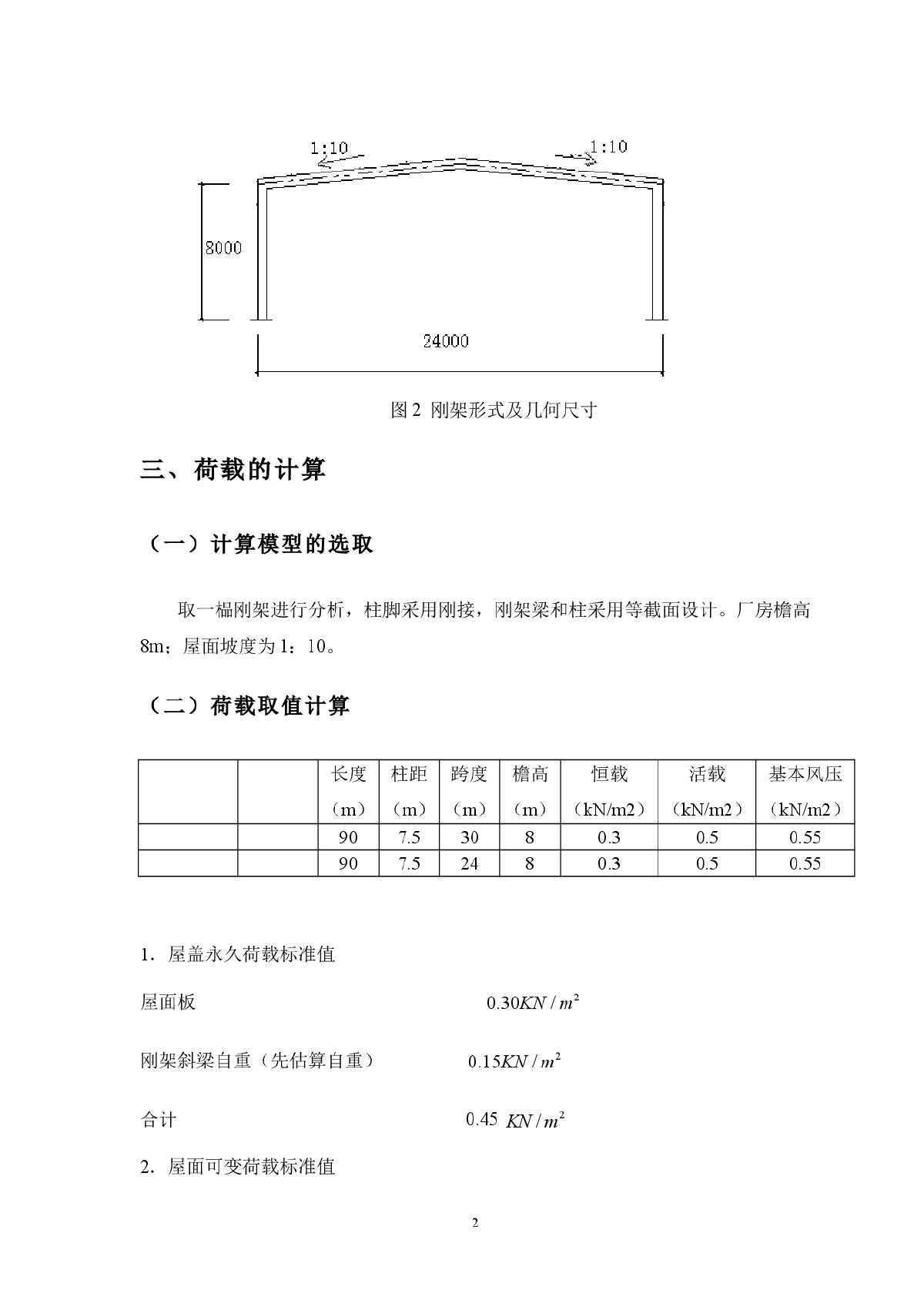 钢结构门式钢架设计实例-图二