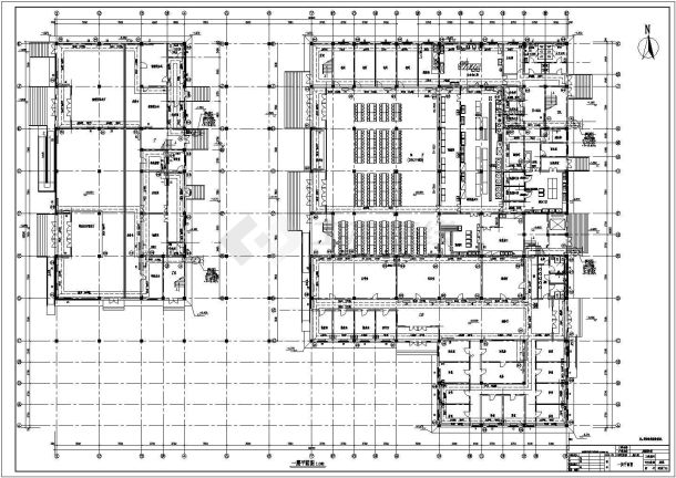 学校服务楼采暖施工设计（含设计说明）-图一