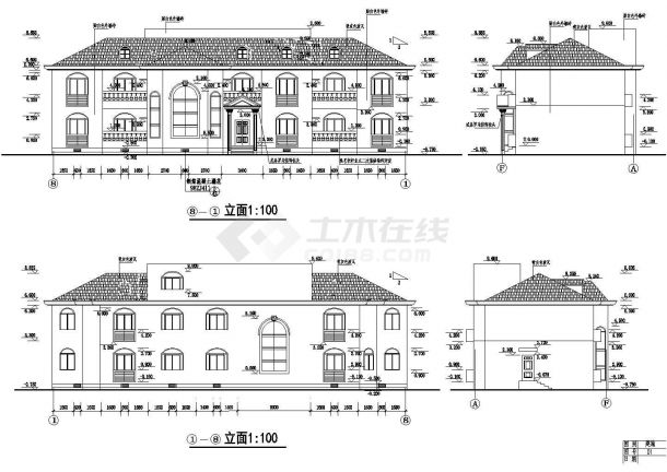 某二层私家别墅建筑设计（长28.9米 宽10.8米）-图一